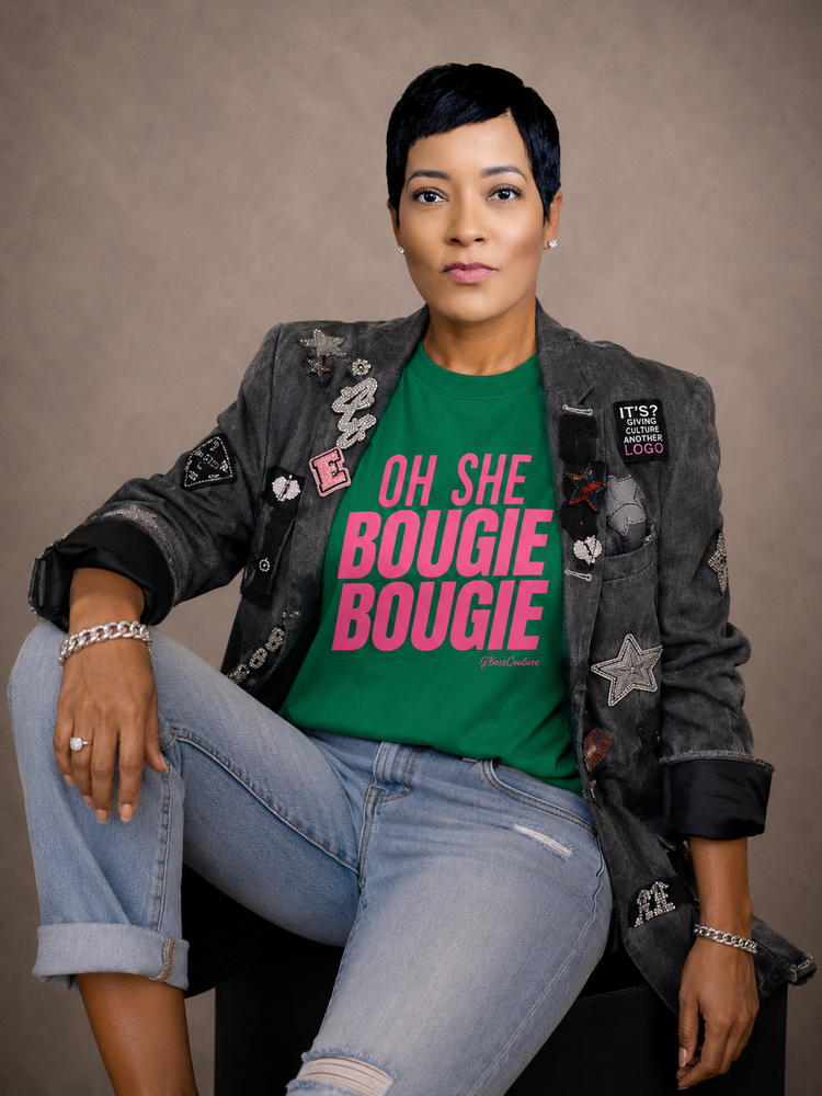 Oh She Bougie Green Unisex Graphic Tee