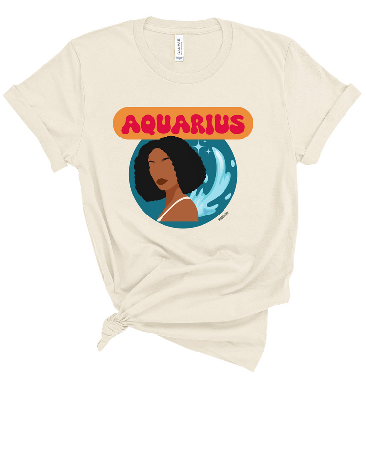 Aquarius Zodiac Tee