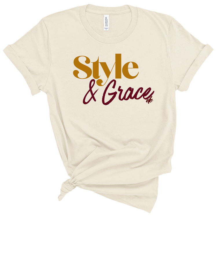 Style & Grace Gold/Burgundy