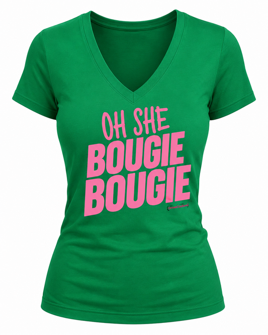 Oh She Bougie Green Unisex Graphic Tee