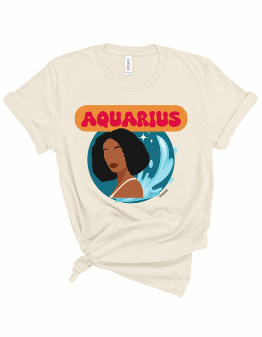 Aquarius Zodiac T-Shirt