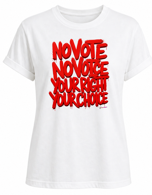 NO VOTE NO VOICE RED ‘26
